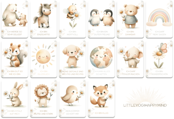 Affirmationen Karten Affirmationskarten zum ausdrucken positive affirmationen karten