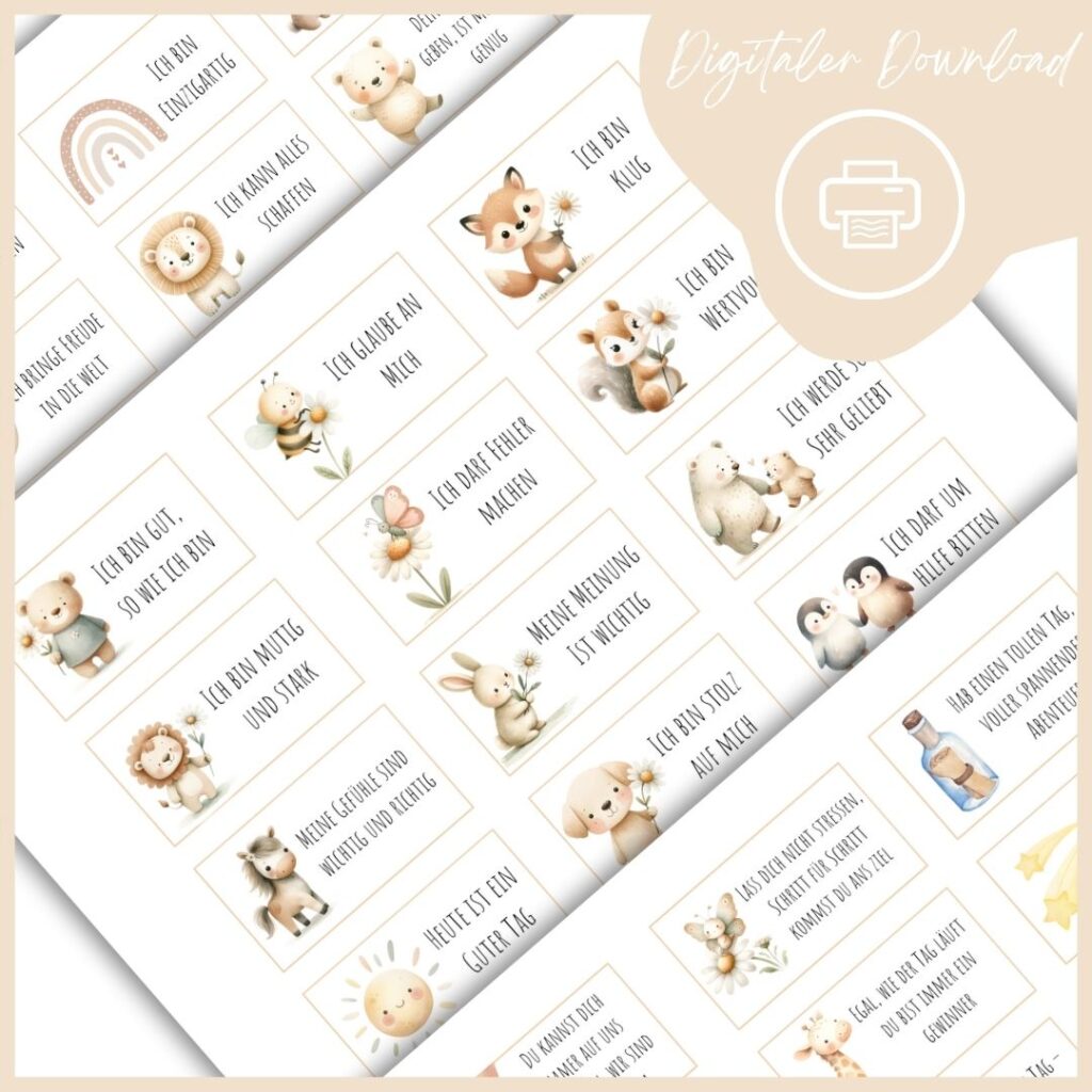 Wochenplan Kinder zum Ausdrucken ️ | DIY | Als PDF ️