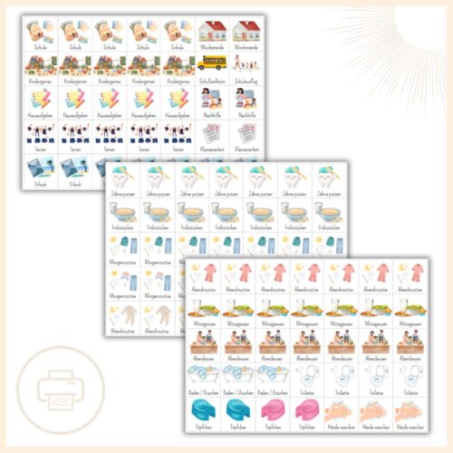 Wochenplan Kinder zum Ausdrucken ️ | DIY | Als PDF ️