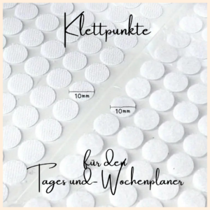 Klettpunkte Wochenplaner für Kinder