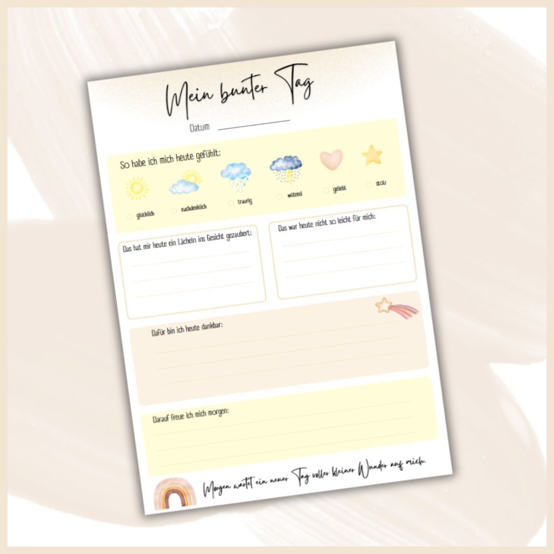 Wochenplan Kinder zum Ausdrucken ️ | DIY | Als PDF ️