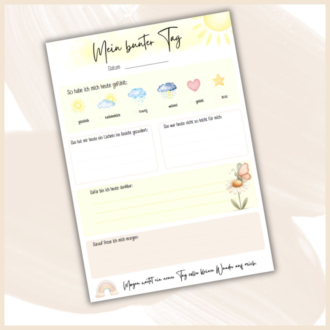 Wochenplan Kinder zum Ausdrucken ️ | DIY | Als PDF ️