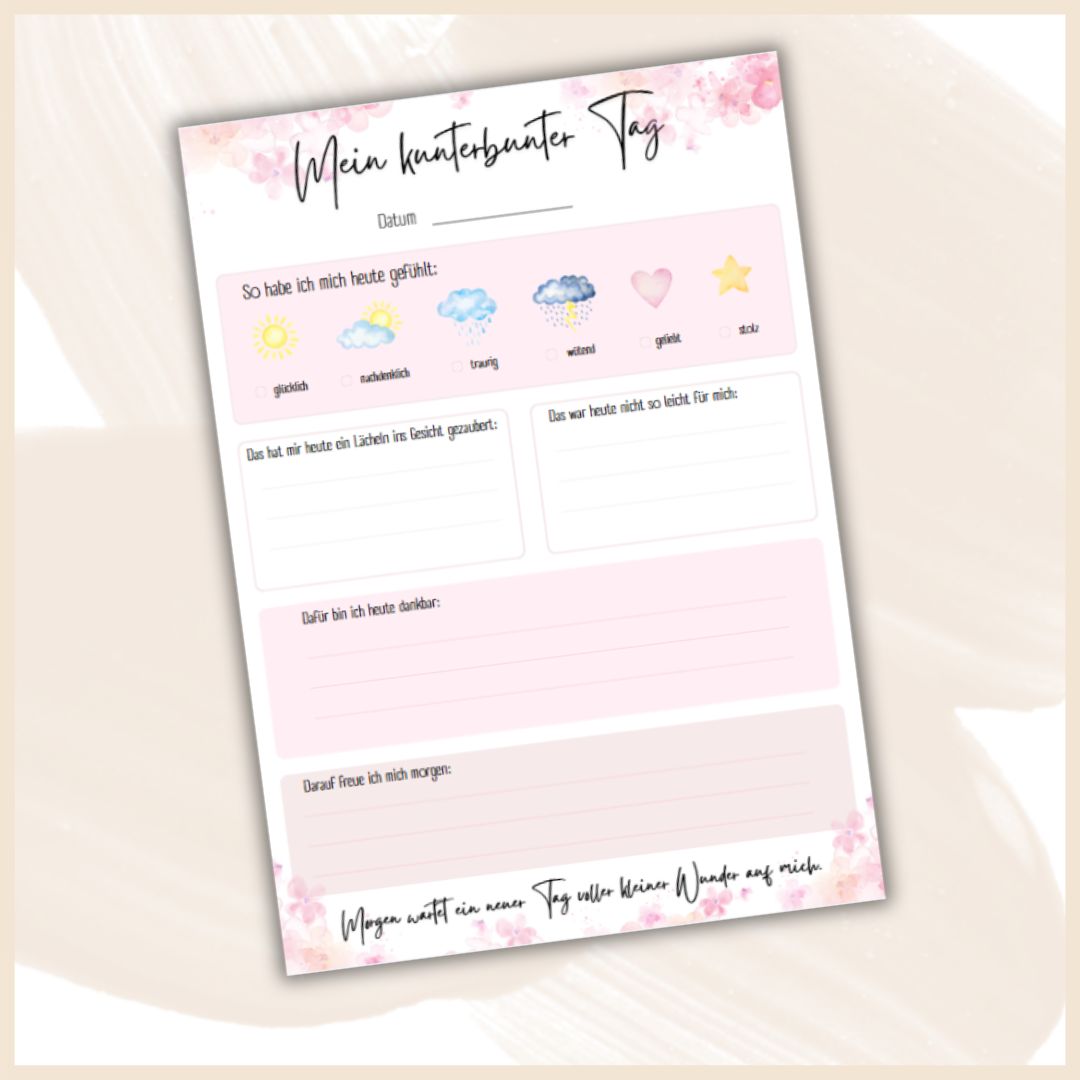 Wochenplan Kinder zum Ausdrucken ️ | DIY | Als PDF ️