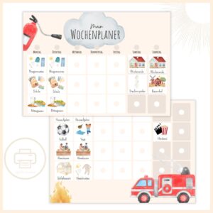 Wochenplaner-fuer-Kinder-Feuerwehr