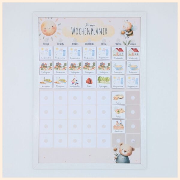 Wochenplan Kinder zum Ausdrucken ️ | DIY | Als PDF ️