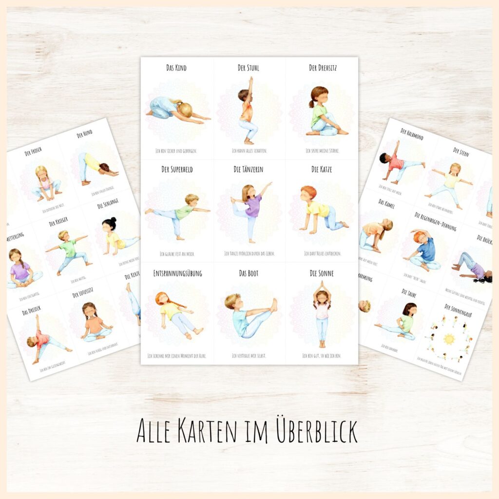 Kinder-Yoga-Karten