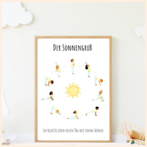 Kinder-Yoga-Poster-Sonnengruss