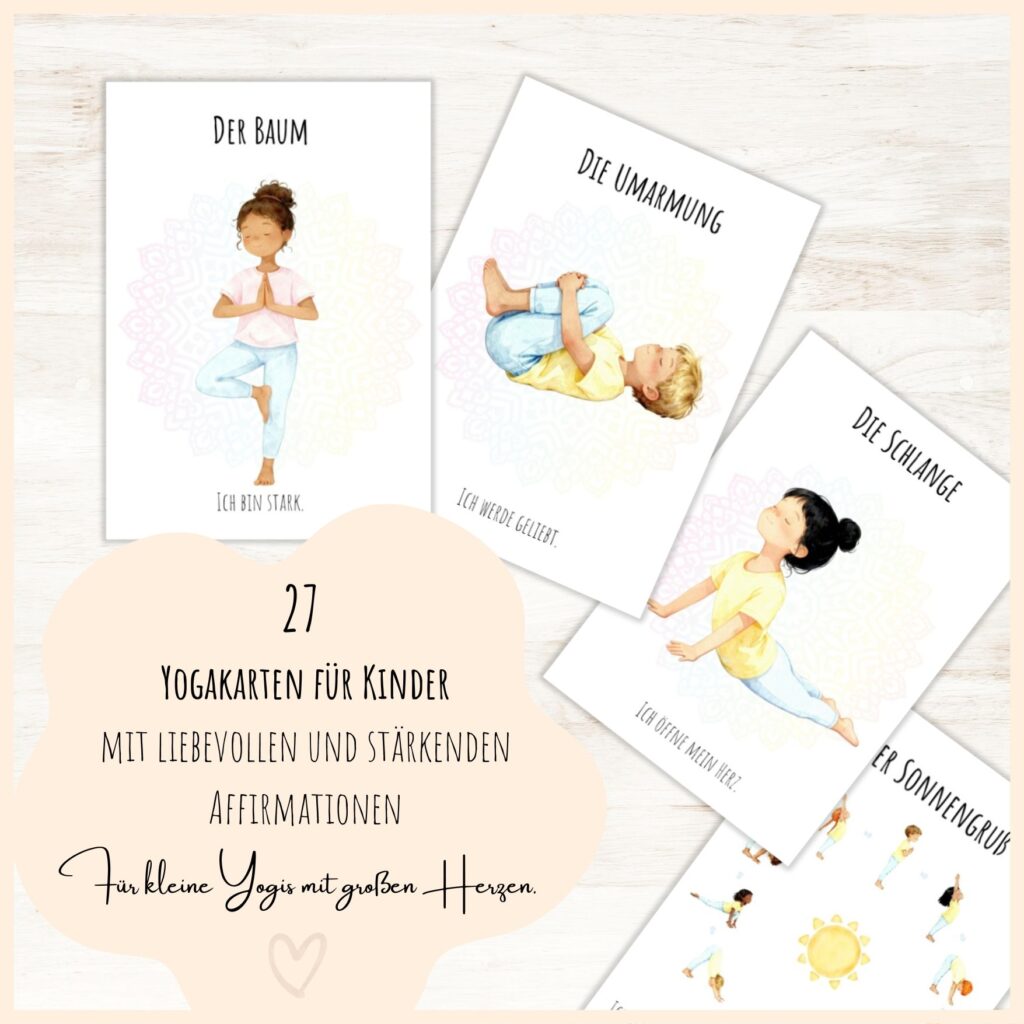 Yoga Karten für Kinder