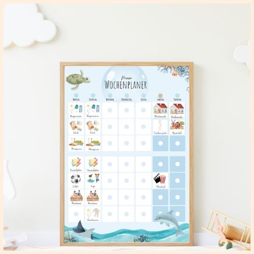 Wochenplan Kinder zum Ausdrucken ️ | DIY | Als PDF ️