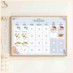 Routineplaner für Kinder Seepferdchen