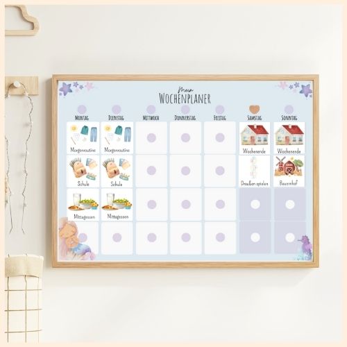 Wochenplan Kinder zum Ausdrucken ️ | DIY | Als PDF ️