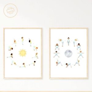 Yoga Poster für Kinder - Bundle