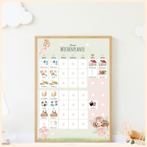 Wochenplan Kinder zum Ausdrucken ️ | DIY | Als PDF ️