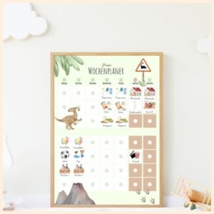 Wochenplaner-Kinder-Dino