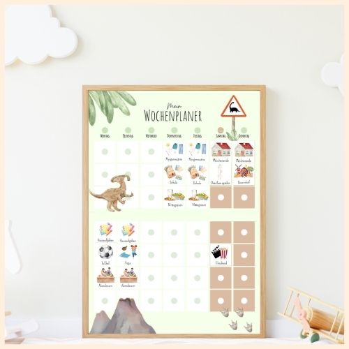 Wochenplan Kinder zum Ausdrucken ️ | DIY | Als PDF ️