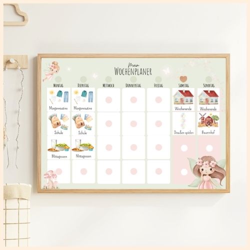 Wochenplan Kinder zum Ausdrucken ️ | DIY | Als PDF ️