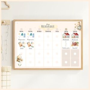 Routineplaner für Kinder Gänseblümchen