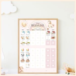 Wochenplaner-fuer-Kinder-Einhorn