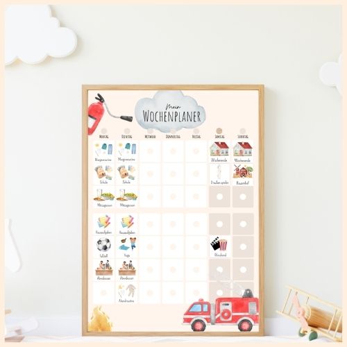 Wochenplan Kinder zum Ausdrucken ️ | DIY | Als PDF ️