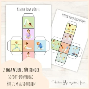Eltern Kind Yoga Würfel